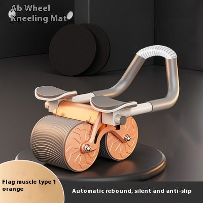 Rueda abdominal con rebote automático